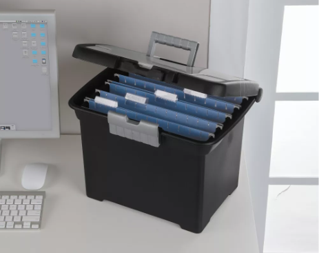 Organize your home office with a letter file box